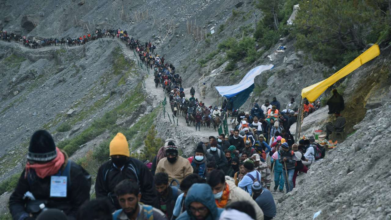 امرناتھ یاترا : جموں سے 3632 یاتریوں پر مشتمل تاز ہ قافلہ وادی روانہ